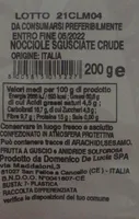 Nocciole sgusciate crude