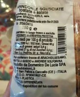 Mandorle sgusciate e salate