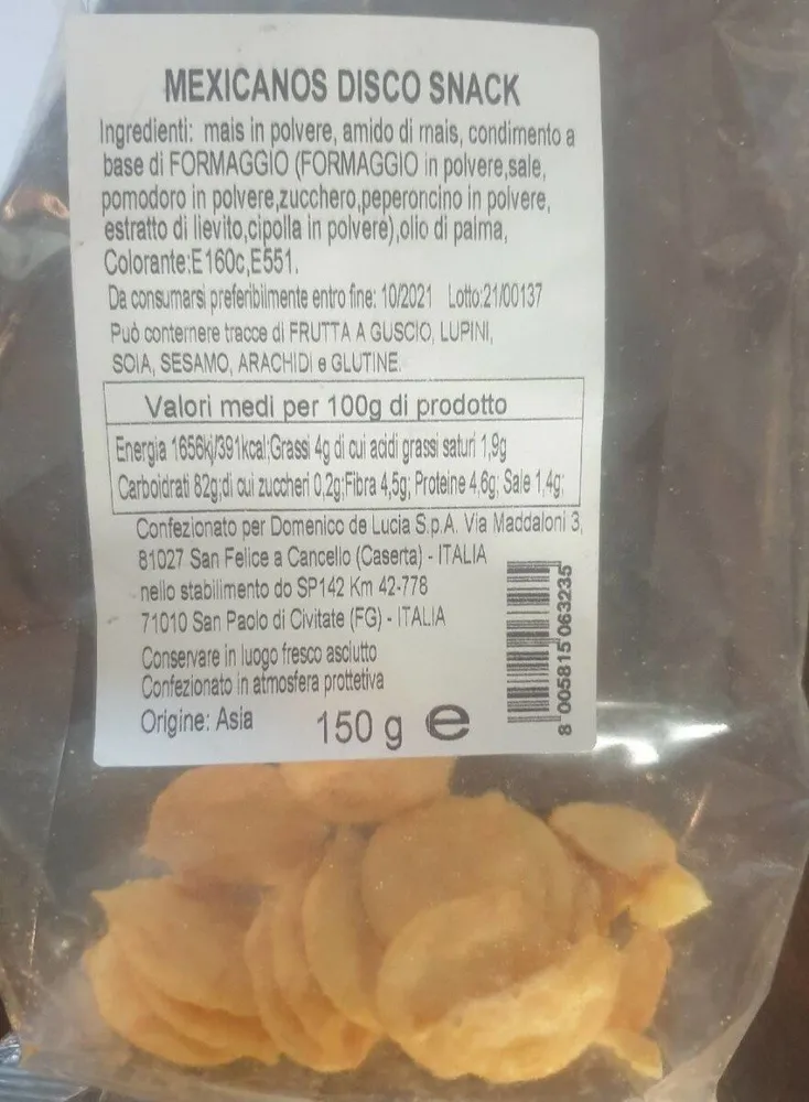 MEXICANOS DISCO SNACK