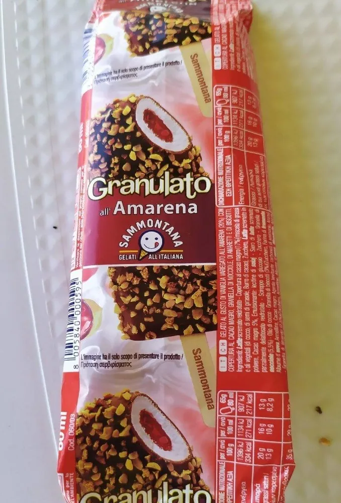 Granulato all'amarena