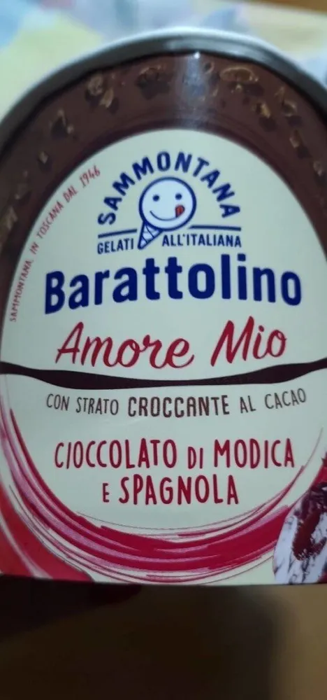 Barattolino Amore mio - cioccolato di Modica e spagnola