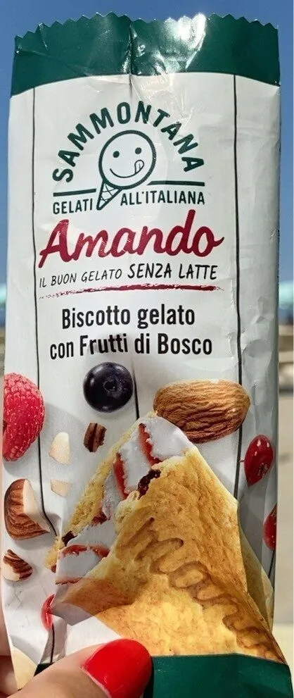 Amando biscotto gelato ai frutti di bosco