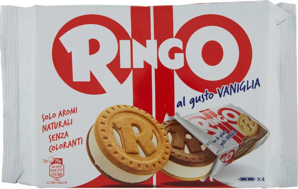 Ringo : gelato snack, gusto vaniglia