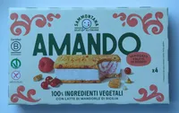 Amando biscotto gelato con frutti di bosco