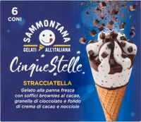 Cinque stelle stracciatella
