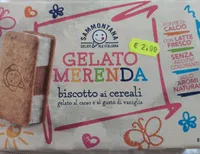 Gelato Merenda Biscotto Ai Cereali