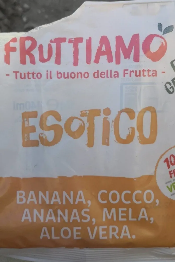 Fruttiamo Banana Cocco Ananas Mela Aloe Vera