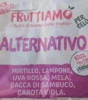 Fruttiamo Alternativo Mirtillo Lampone Uva Rossa Mela Sam buco