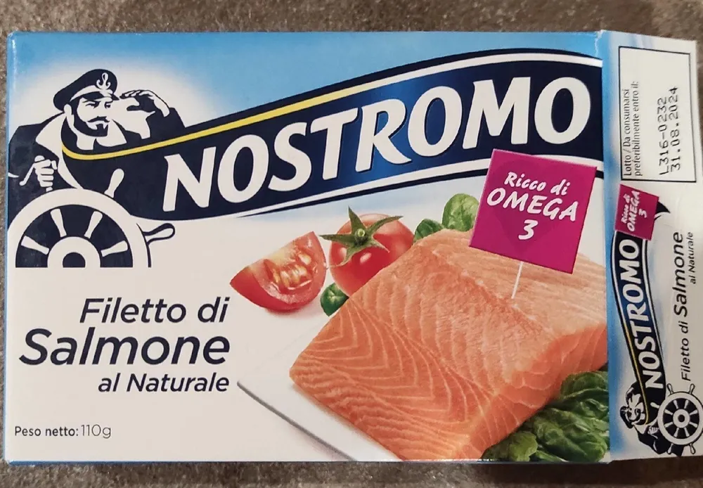 Filetto di salmone al naturale