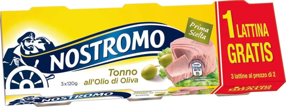 Nostromo Tonno O. oliva GR. 120X2+1