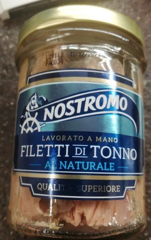 Filetti di tonno al naturale