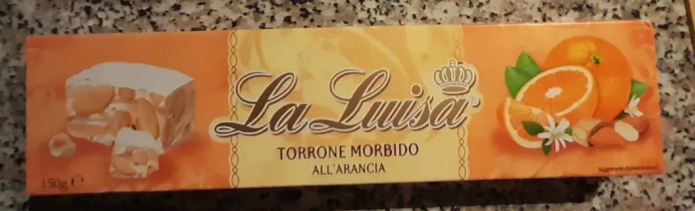 Torrone morbido all'arancia