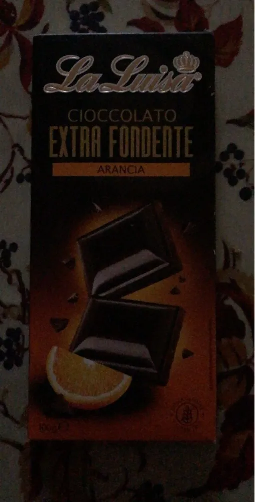 Cioccolato extra fondente arancia