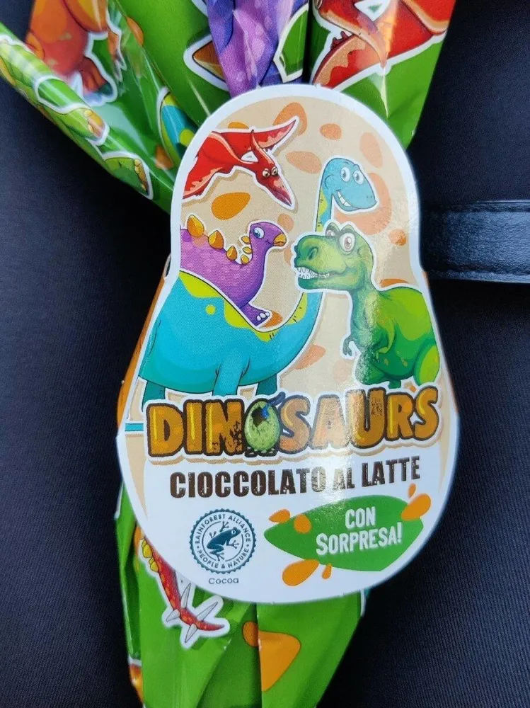 Dinosauri a cioccolato al latte