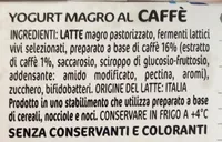 yogurt vellutato magro al caffè
