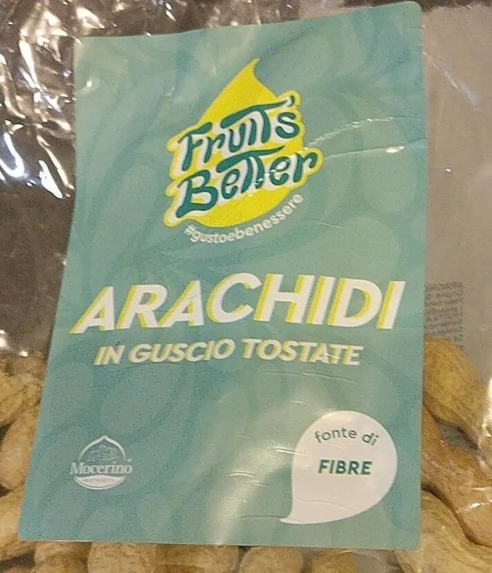 Arachidi in guscio tostate