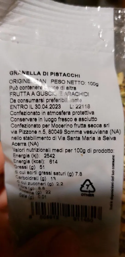 Granella di pistacchio