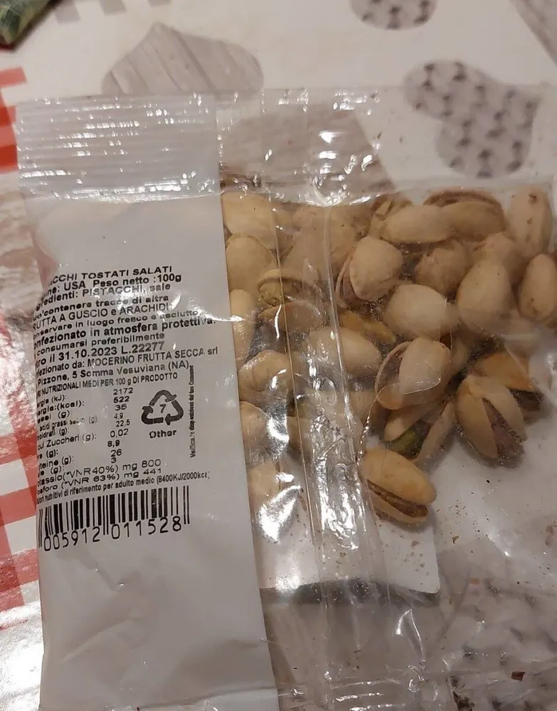 Pistacchi tostati