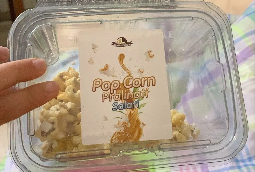 Popcorn pralinati salati