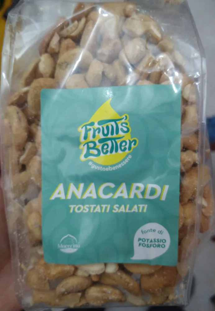 Anacardi tostati e salati
