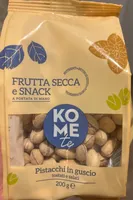 Pistacchi in guscio tostati e salati