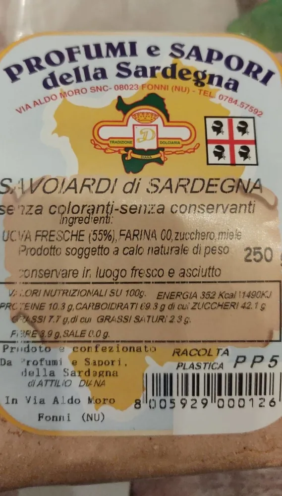 Savoiardi di Sardegna