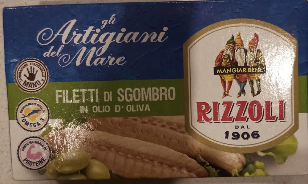 Filetti di sgombro in olio d'oliva