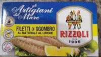 Filetti di sgombro al naturale al limone