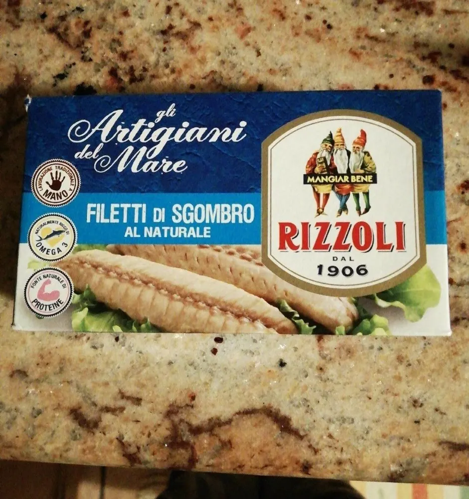 Filetti di sgombro al naturale