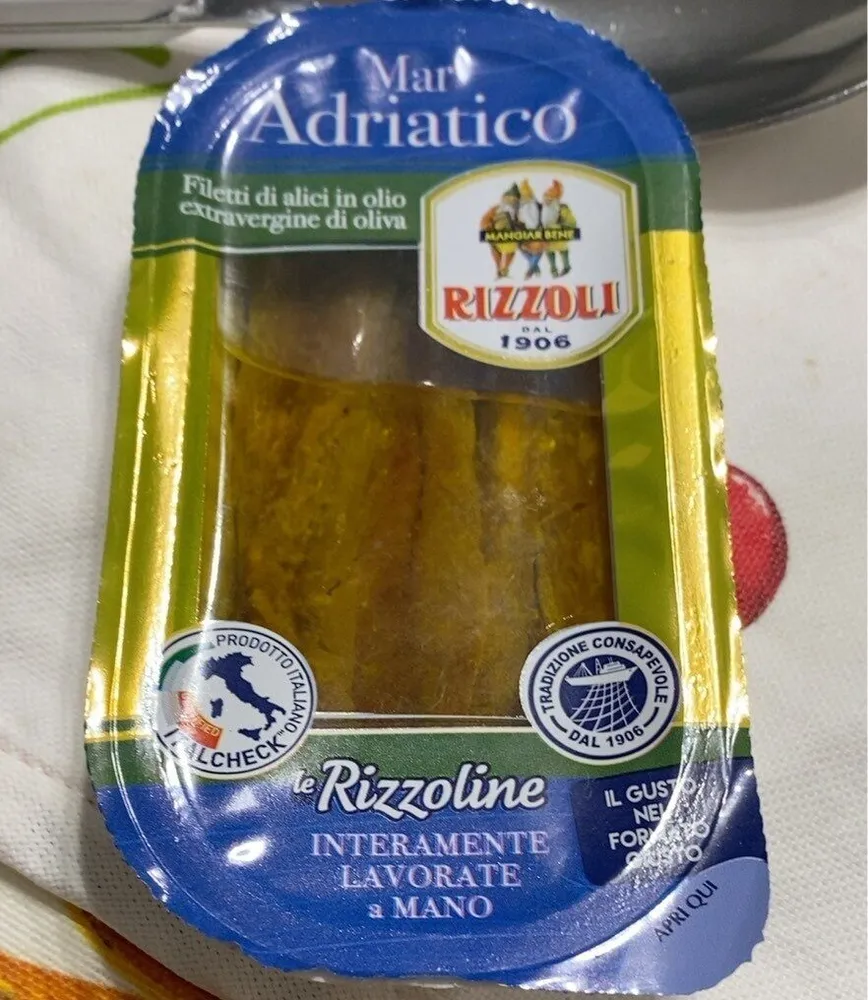 Filetti di alici Mar Adriatico