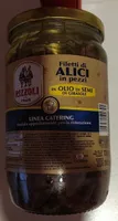 Filetti di alici in pezzi
