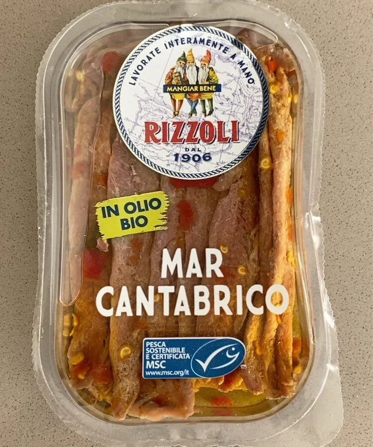 Filetti di alici dal Mar cantabrico