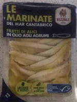 filetti di alici in olio agli agrumi
