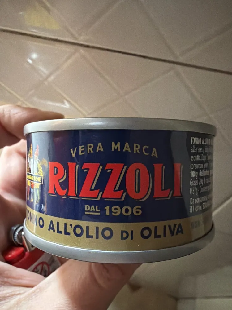 Tonno all’olio di oliva sgocciolato