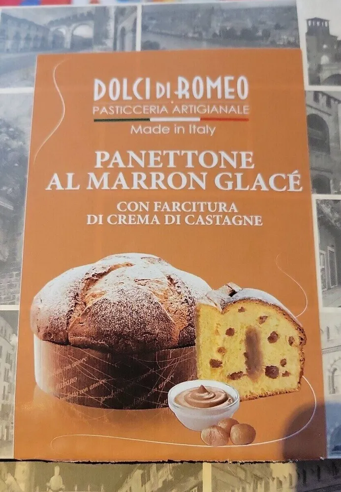 Panettone al marron glacés