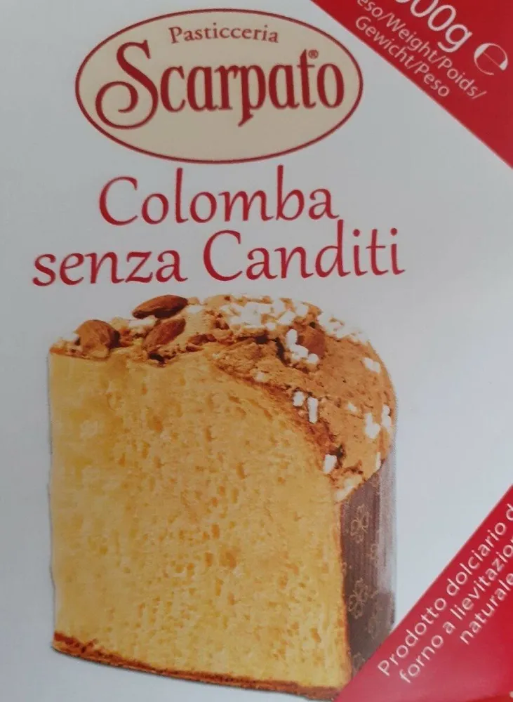 Colomba senza canditi