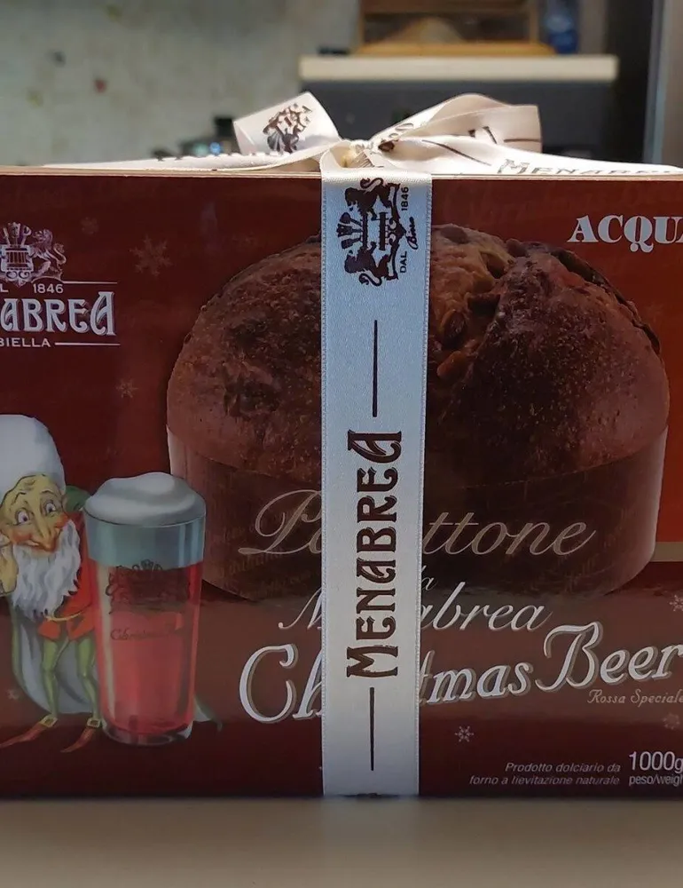 Panettone con birra menabrea