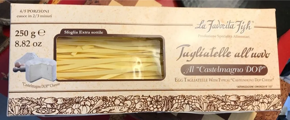 Nouilles à L'oeuf Au Fromage Castelmagno Aop