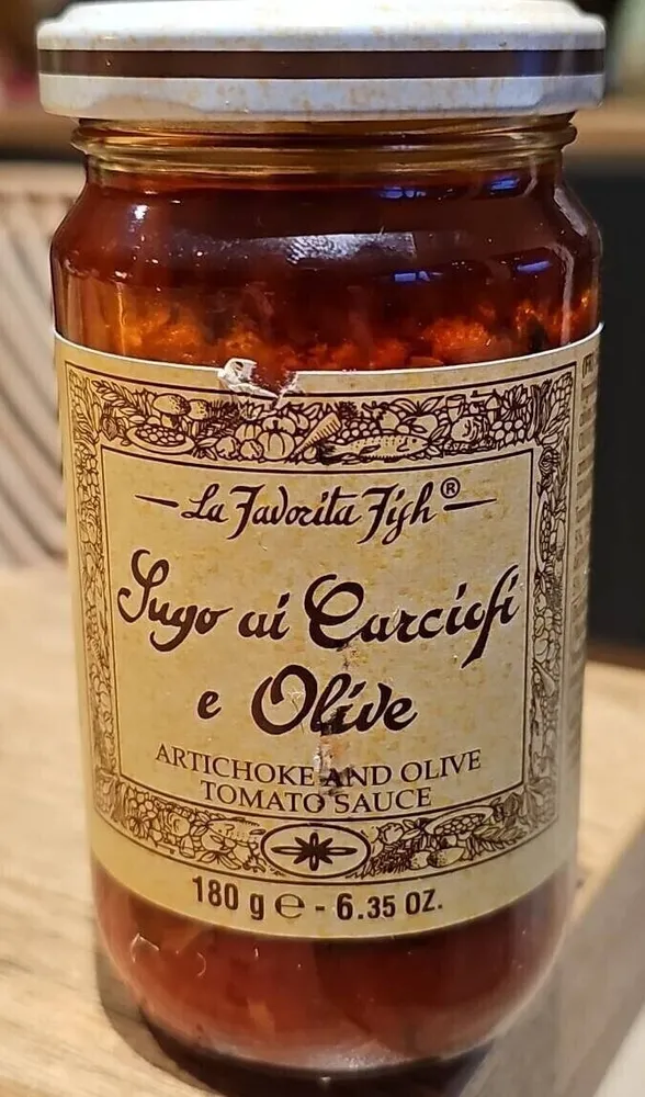 Sauce Tomate Artichauts et Olives