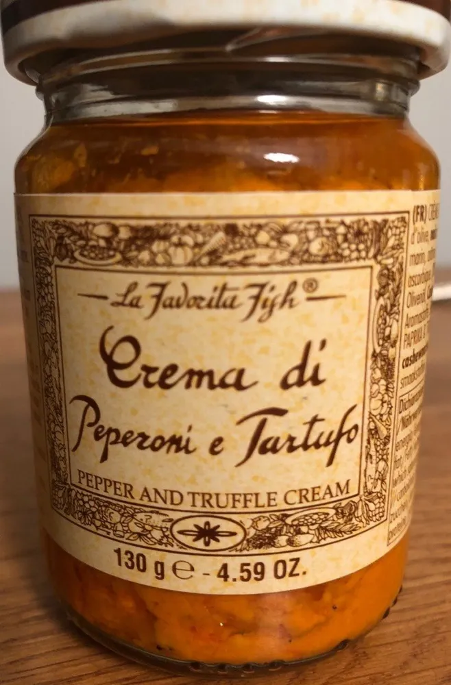 Crema di peperoni e tartufo