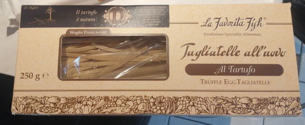 Tagliatelle all'uovo al tartufo