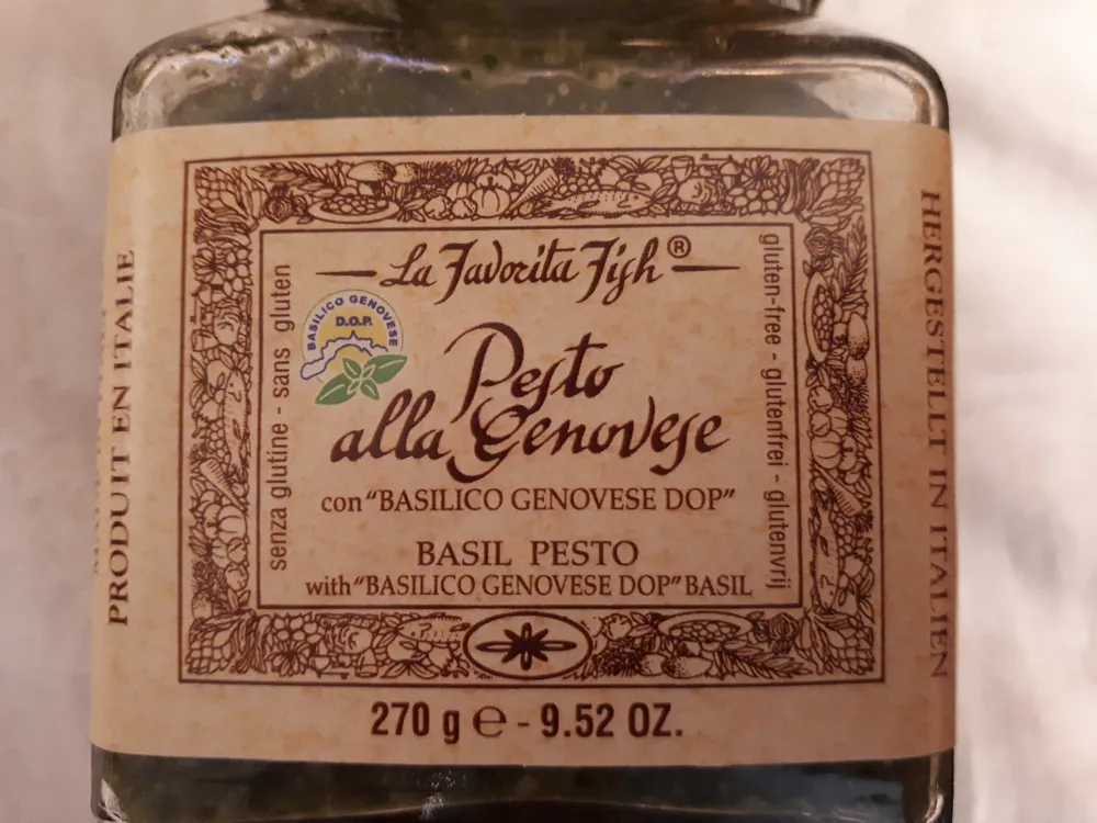Pesto alla Genovese con basilico genovese DOP