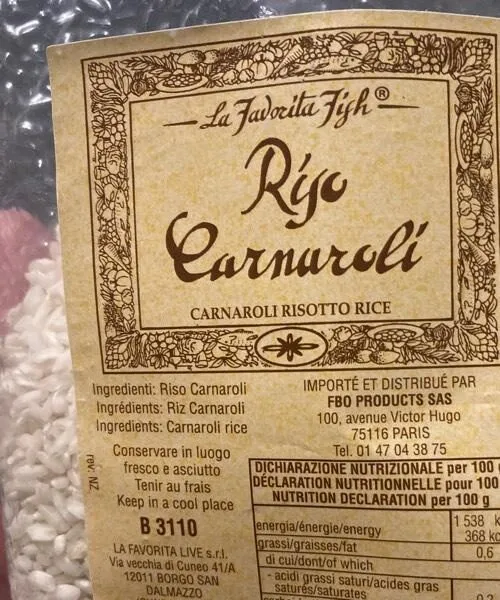 Riz Carnaroli