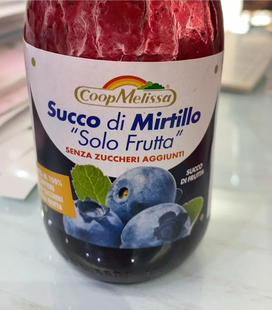 Succo di mirtillo “solofrutta”