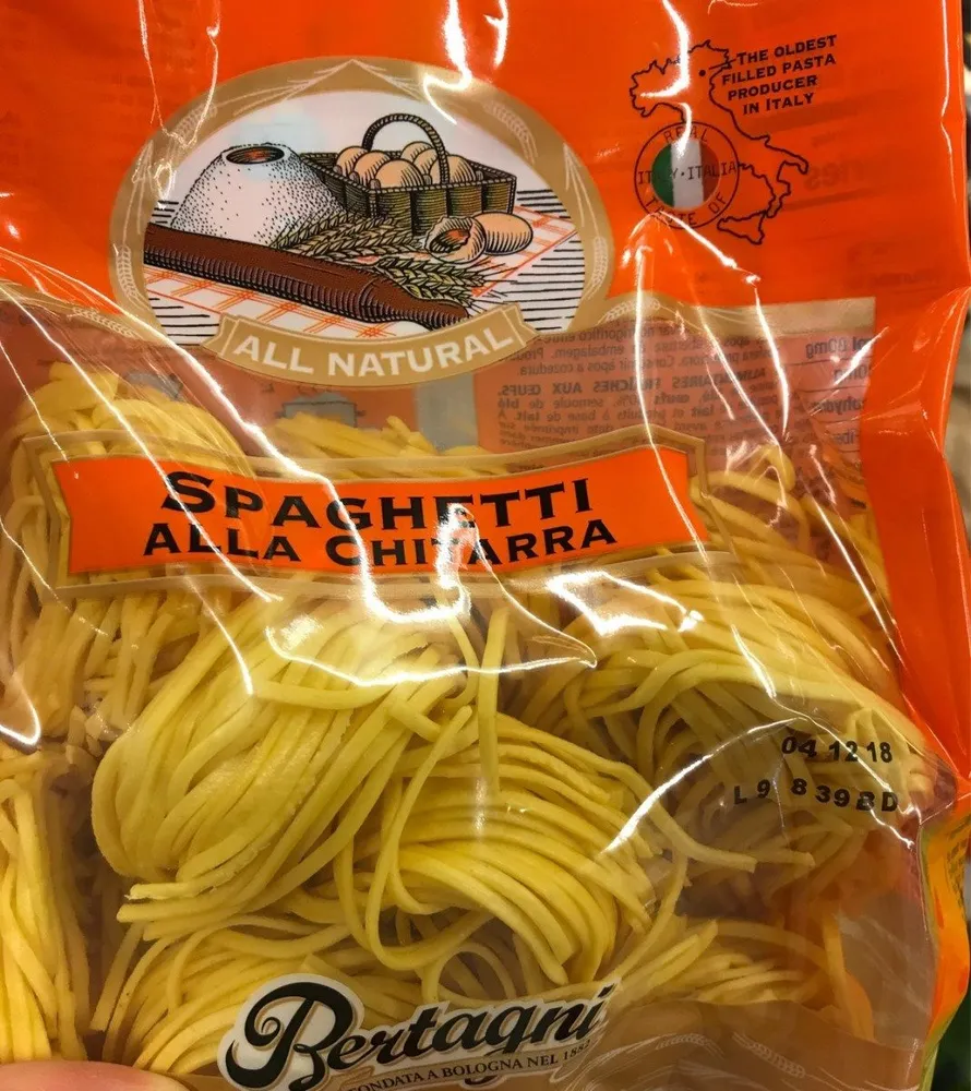 Spaghetti alla chitarra (pates fraiche)
