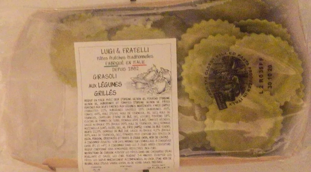 Girasoli aux légumes grillés