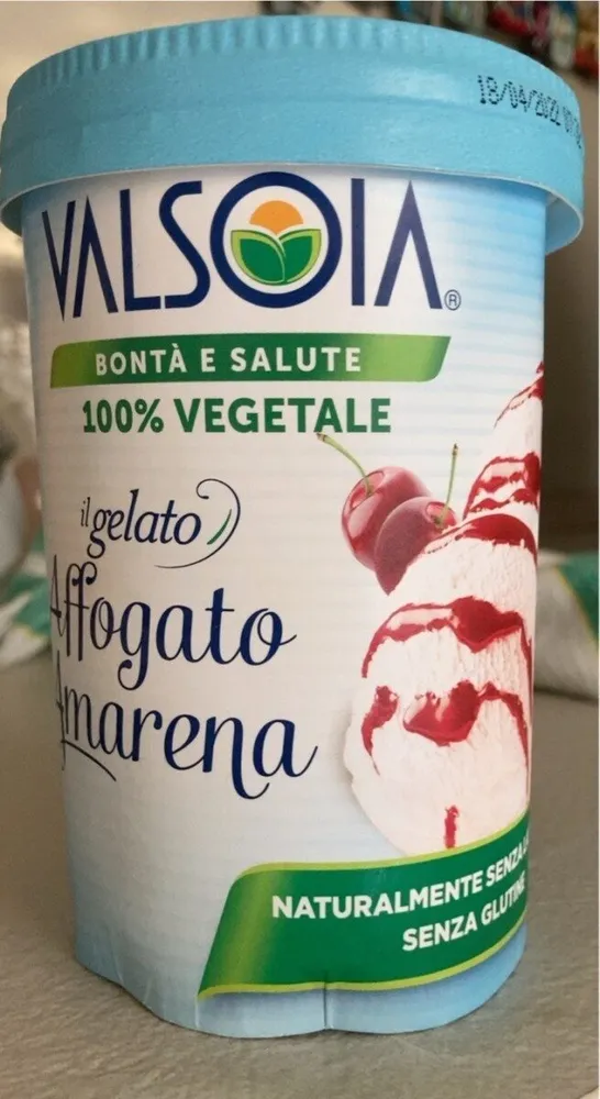 Gelato affogato amarena