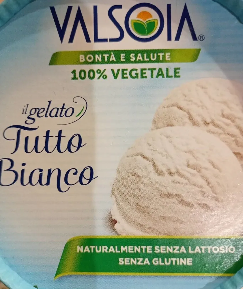 Il gelato Tutto Bianco