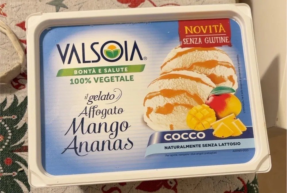 Affogato mango ananas