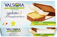Gelato Sandwich Vegansk, 8stk, 320 g